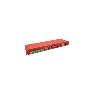 1U Gigabit PoE 8 ports Injector