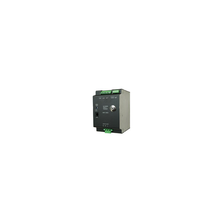 DIN Rail Mount DC Power Supply with Battery Charger and LVD