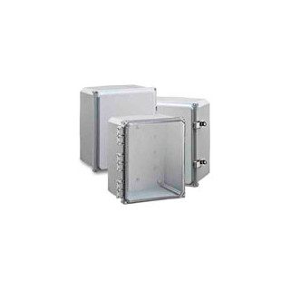 Premium Line 12"x10"x6" Nema4X Enclosure with Clear Hinge