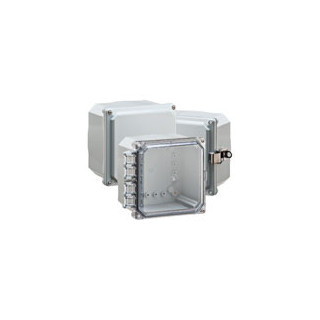 Premium Line 6"x6"x4" Nema4X/6P Enclosure with Clear Hinge