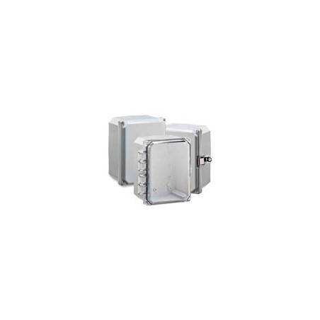 Premium Line 8"x6"x4" Nema4X/6P Enclosure with Clear Screw