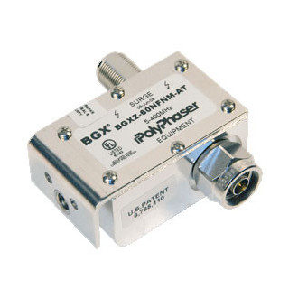 PolyPhaser Hybrid 60VDC Pass RF Lightning Protector