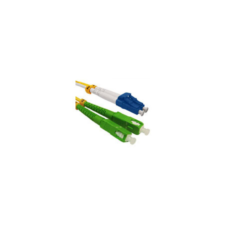 Fiber Optic Patch Cable, LC/UPC to SC/APC