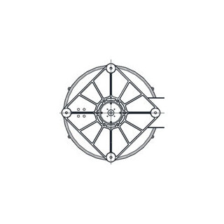 1ft+ 46 dBi E-band Antenna for EtherHaul Radios with