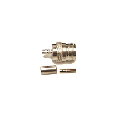 N-Female connector for 200 type 3/16" coaxial cable