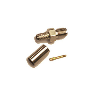 SMA-Female connector for 200 type 3/16" coaxial cable
