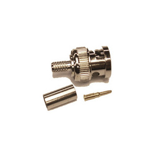 BNC-Male connector for 240 type 1/4" coaxial cable