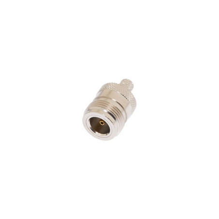 N-Female connector for 240 type 1/4" coaxial cable
