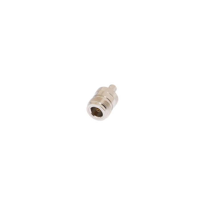 N-Female connector for 240 type 1/4" coaxial cable