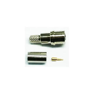 QMA-Male connector for 240 type 1/4" coaxial cable