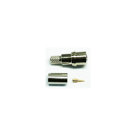 QMA-Male connector for 240 type 1/4" coaxial cable