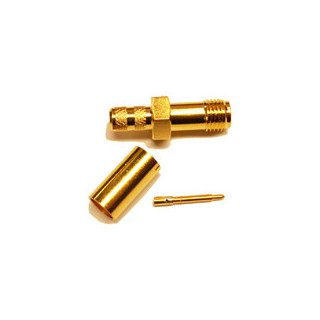 Reverse polarity SMA-Female (male pin) connector for 240