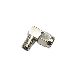 SMA-Male Right Angle connector for 240 type 1/4" coaxial