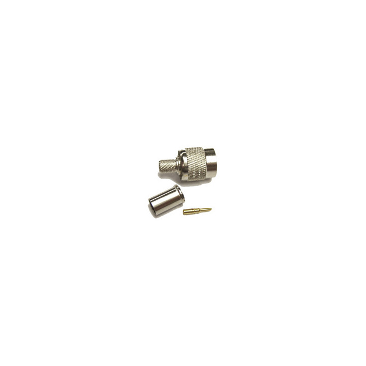 TNC-Male connector for 240 type 1/4" coaxial cable