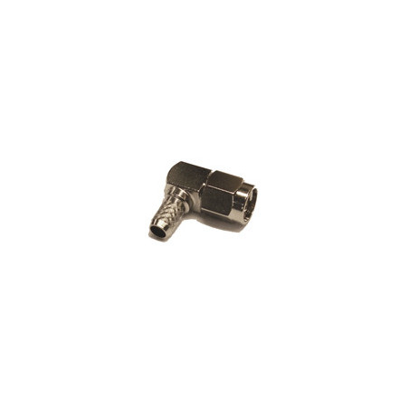 SMA-Male Right Angle connector for 58/195 type 3/16" coaxial