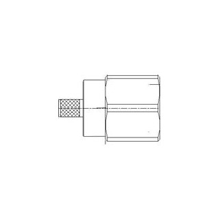 EZ N-Male Crimp HEX Connector for LMR(R)240-type Coaxial