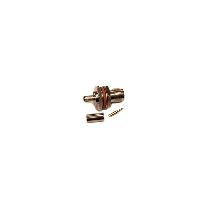 RTNC-Female Bulkhead Connector for RG58 coaxial cable