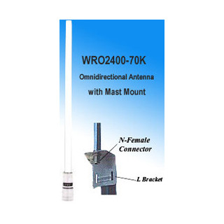 NCG SF-245R 7.4 dBi Omnidirectional Antenna with Mast Mount